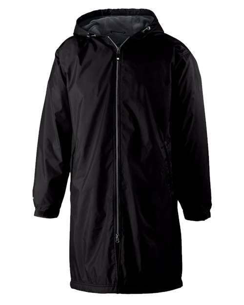 Men's Conquest Long Length Hooded Jacket — Black