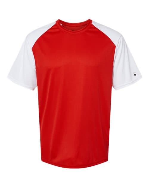 Men's Breakout T-Shirt — Red/ White
