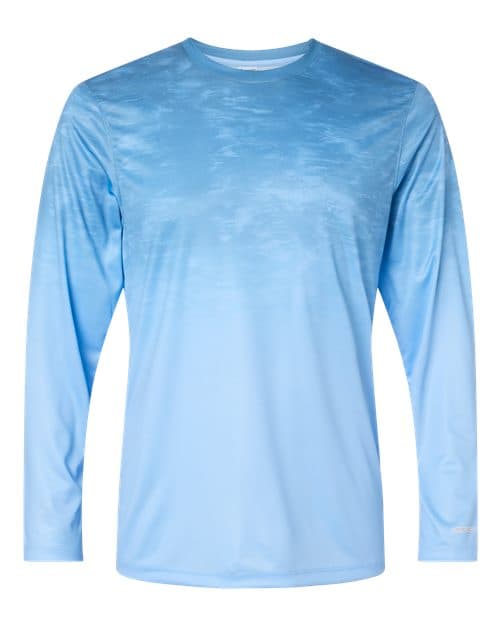 Unisex Montauk Oceanic Fade Performance Long Sleeve T-Shirt