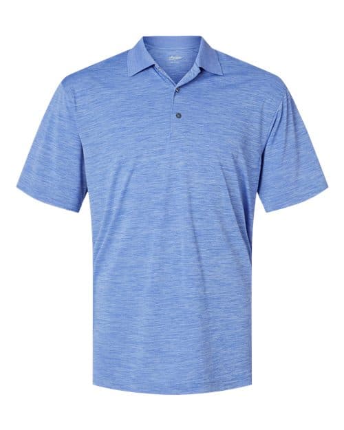 Men's Dakota Striated Heather Polo — Peri Blue Heather