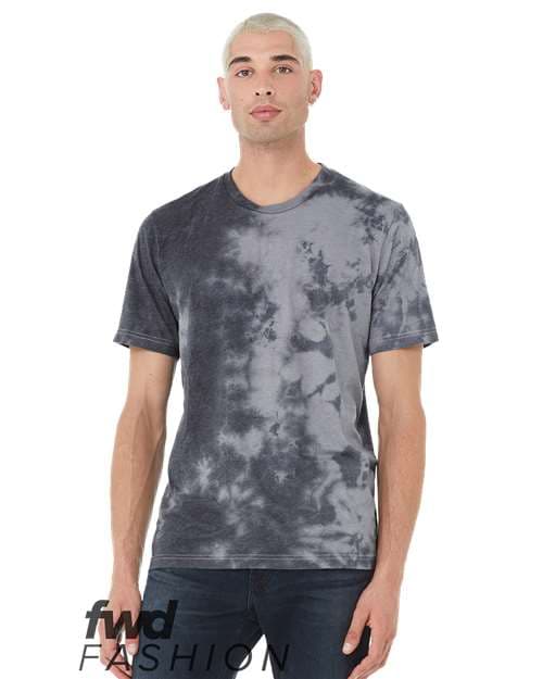 FWD Fashion Tie-Dyed Tee — White/ Grey & Black