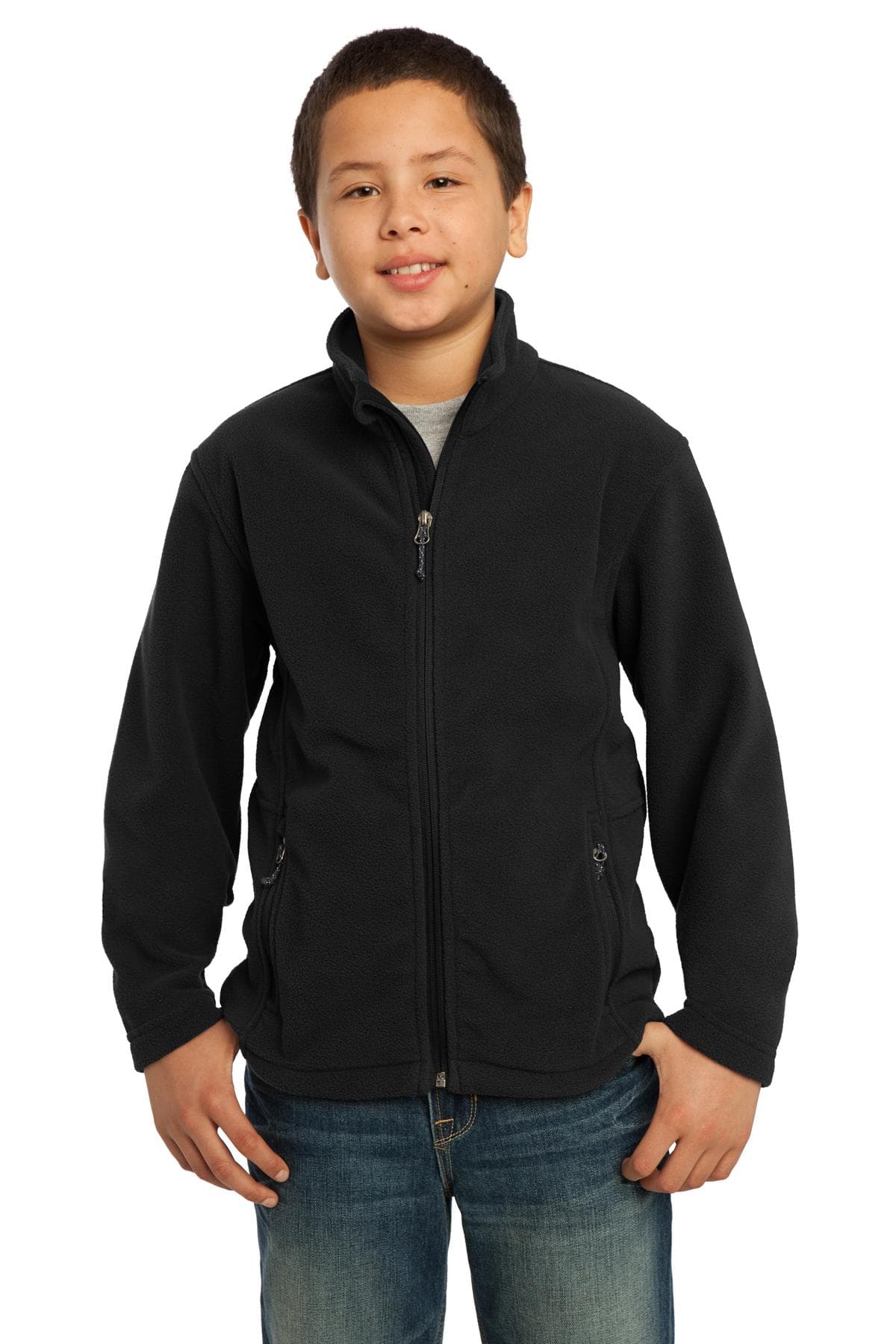 Port Authority ® Youth Value Fleece Jacket — Black