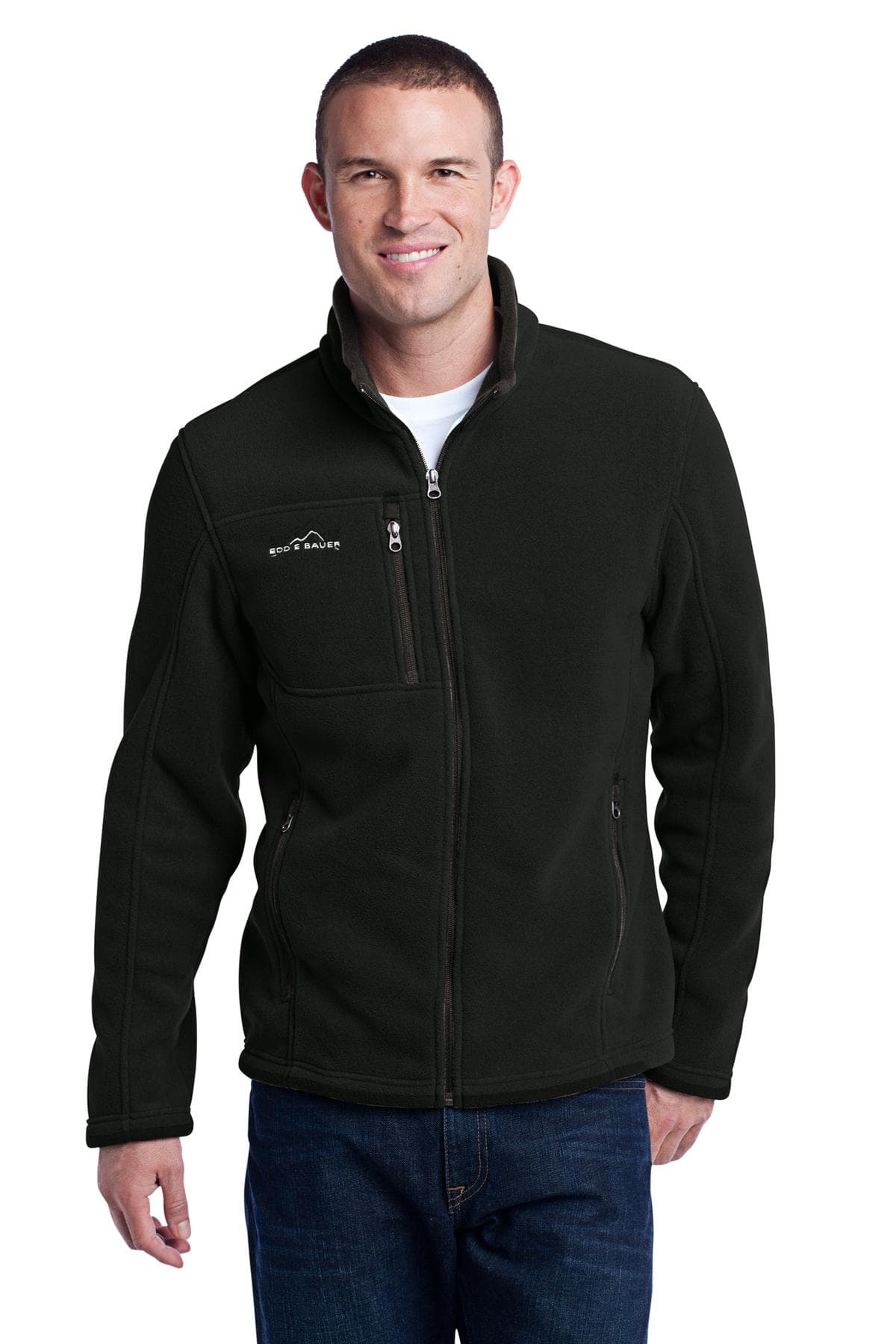 Eddie Bauer ® - Full-Zip Fleece Jacket — Black