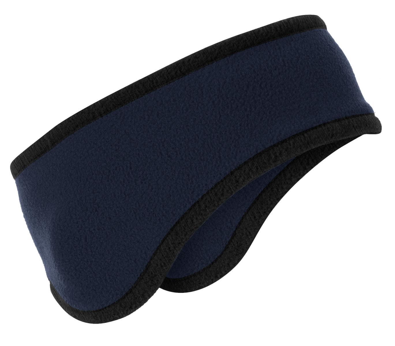 Port Authority ® Two-Color Fleece Headband — Navy
