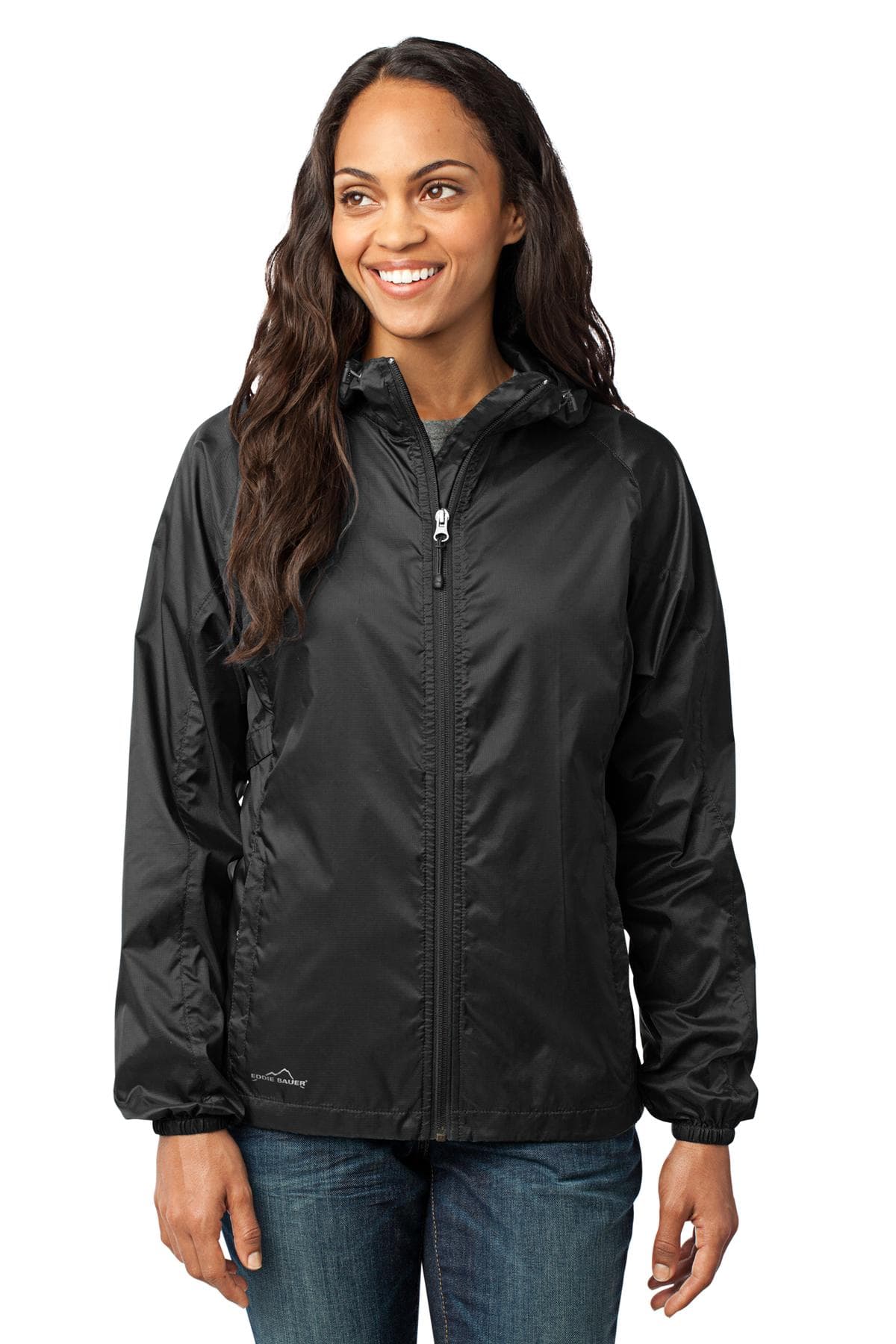 Eddie Bauer ® Women's Packable Wind Jacket — Black