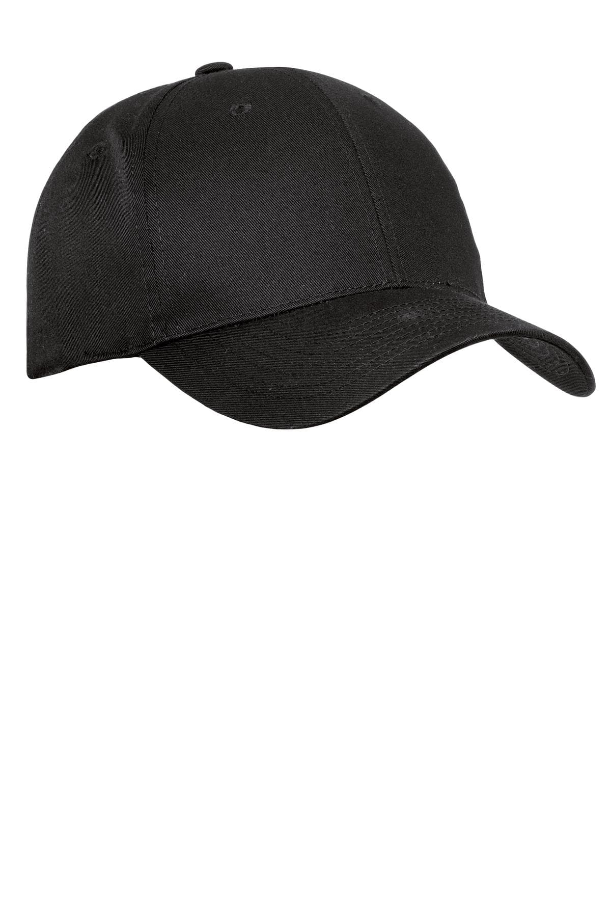 Port Authority ® Fine Twill Cap — Black