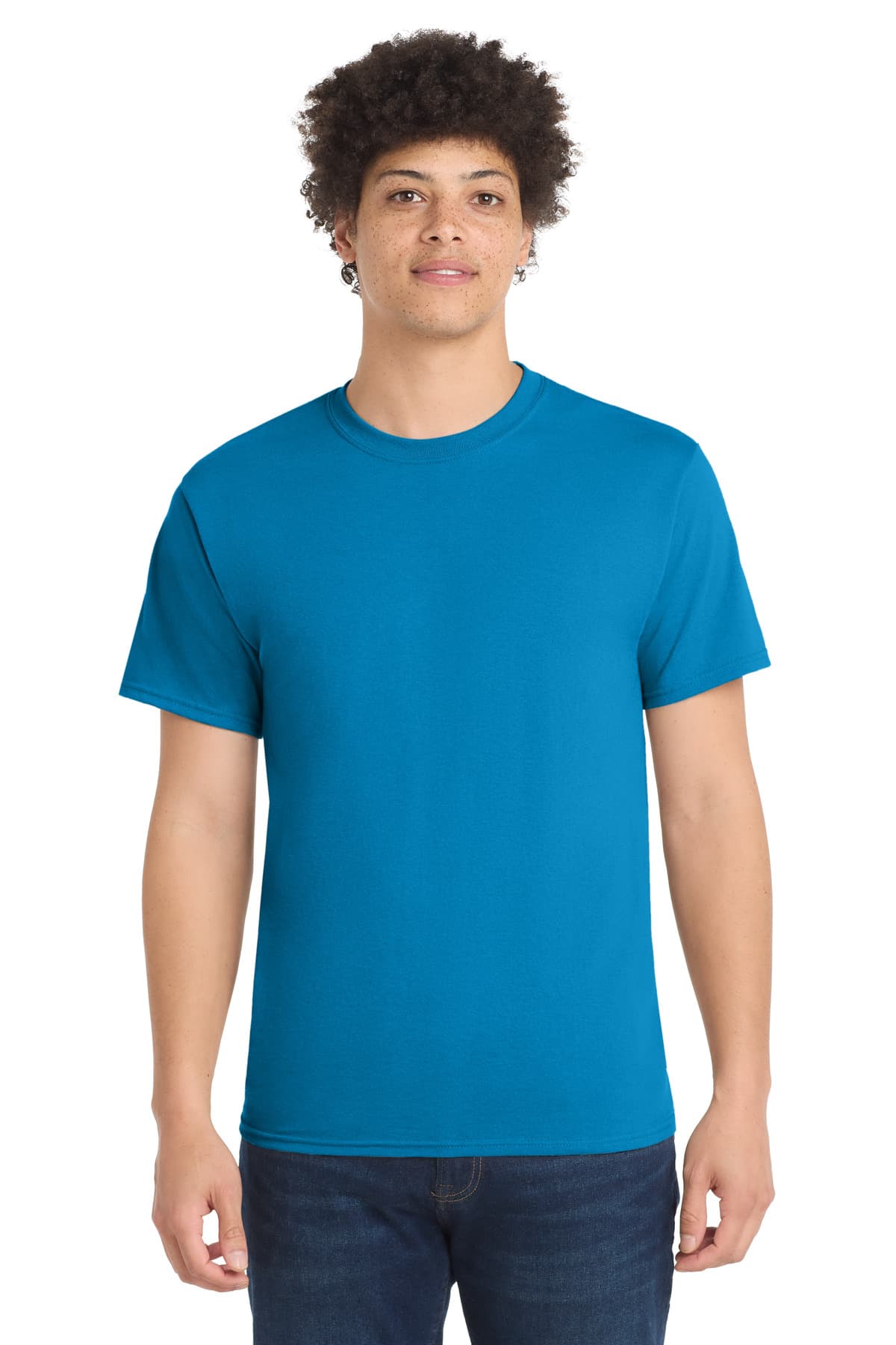 Port & Co  Core Blend Tee — Sapphire