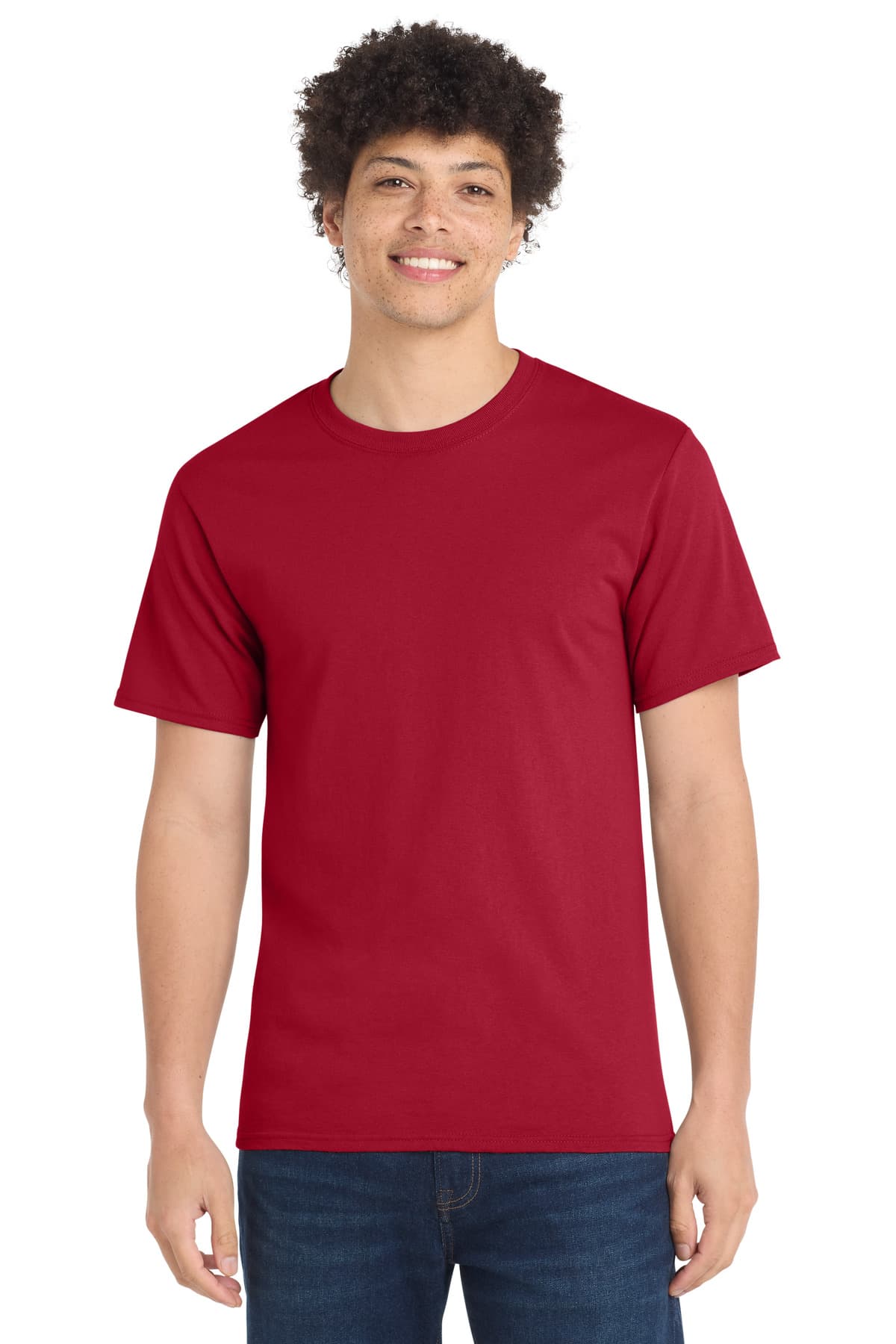Port & Co  Essential Tee — Red