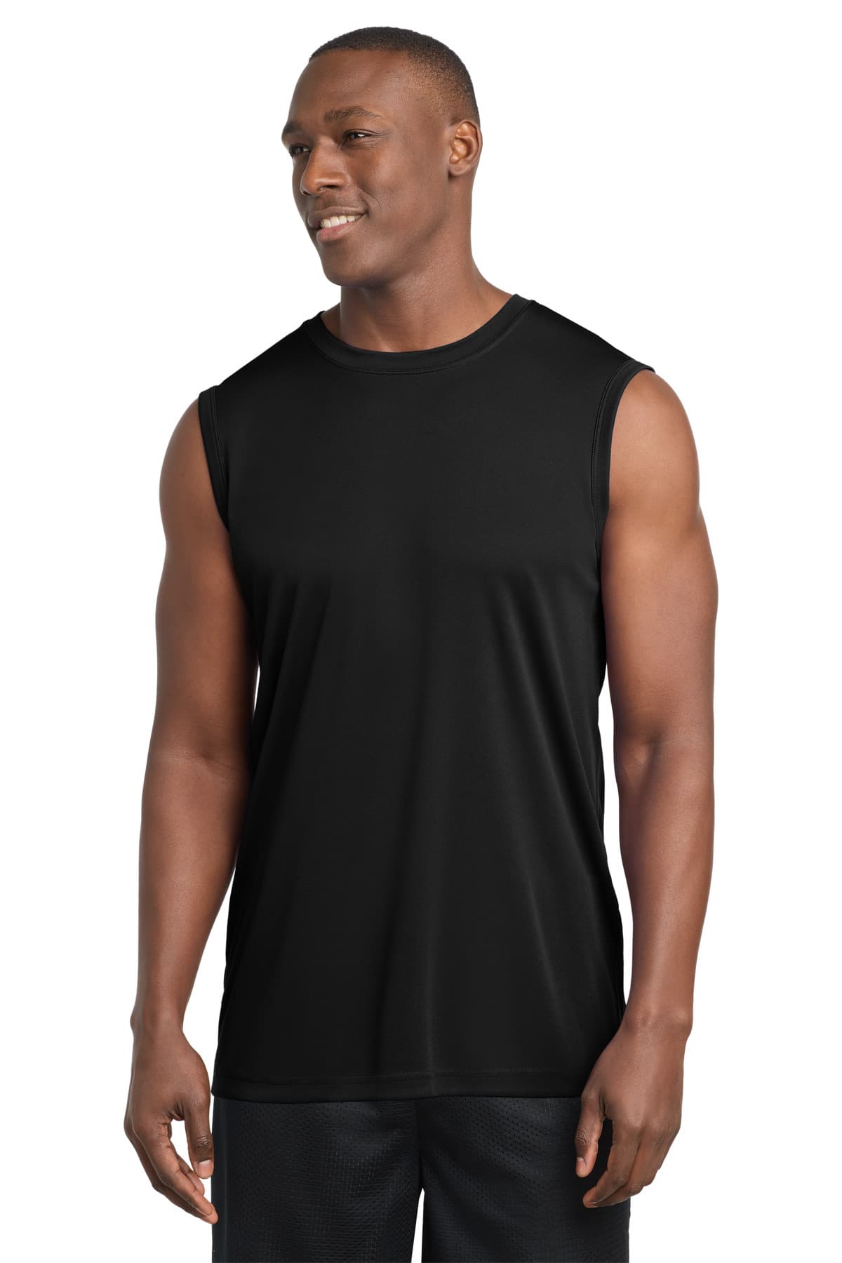 Sport-Tek ® Sleeveless PosiCharge ® Competitor Tee — Black