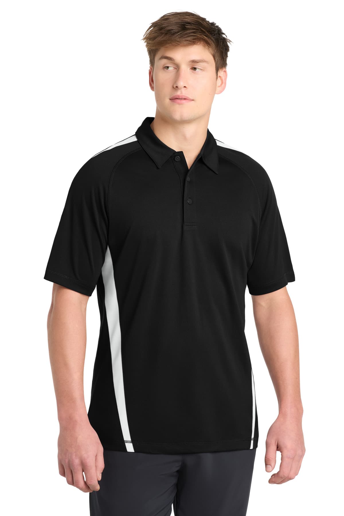 Sport-Tek ® PosiCharge ® Micro-Mesh Colorblock Polo