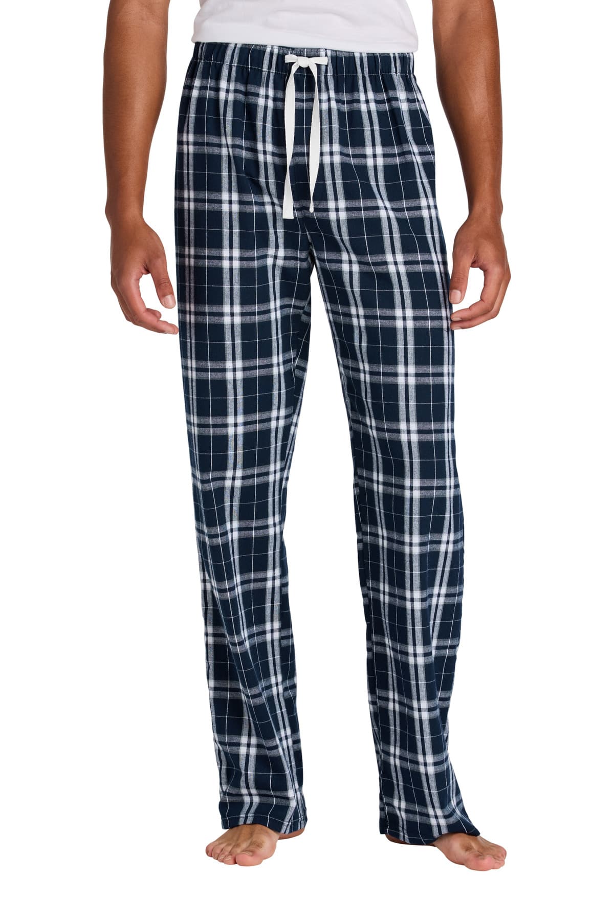 District ® Flannel Plaid Pant — True Navy