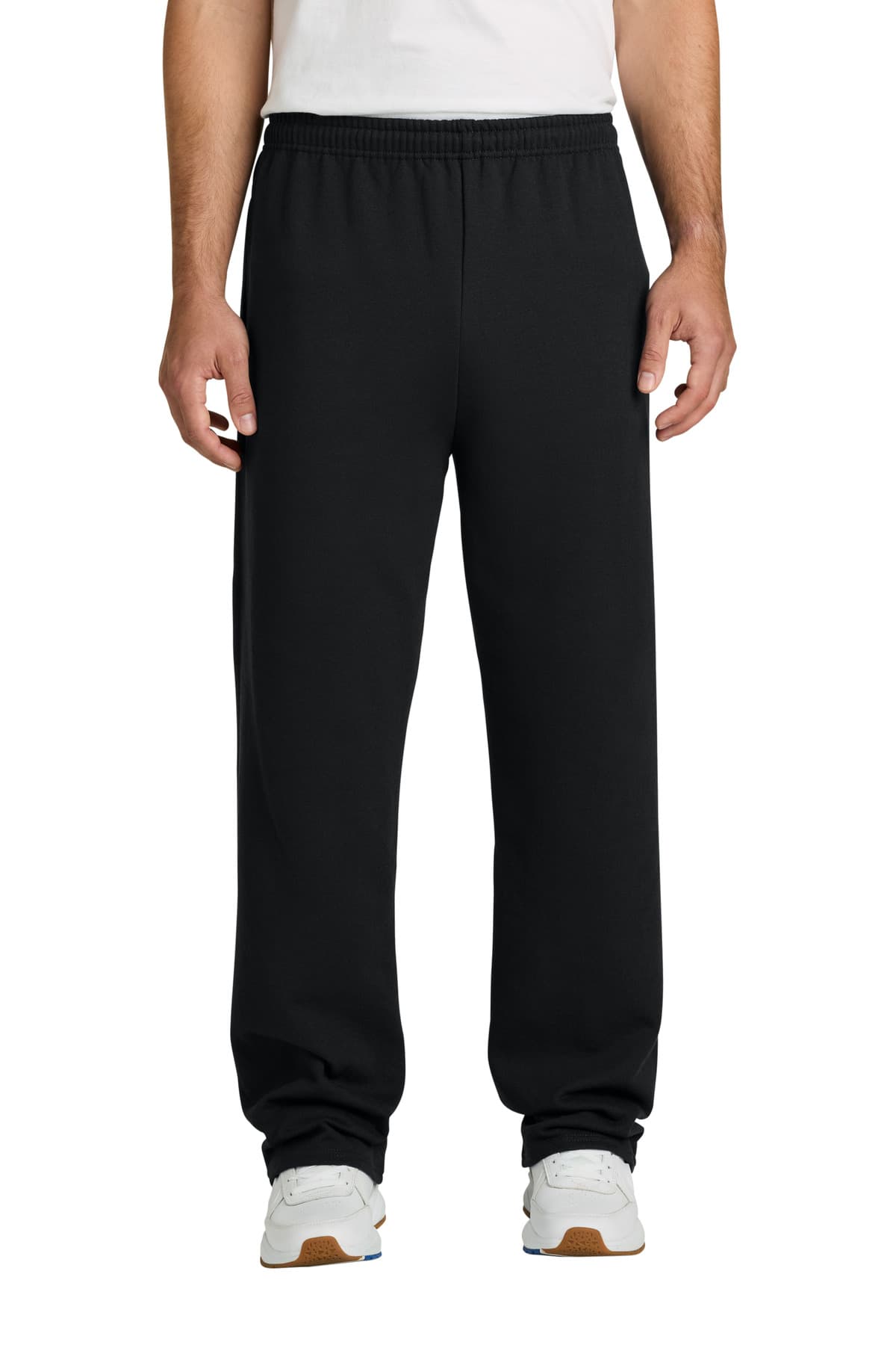 Jerzees ® NuBlend ® Open Bottom Pant with Pockets — Black
