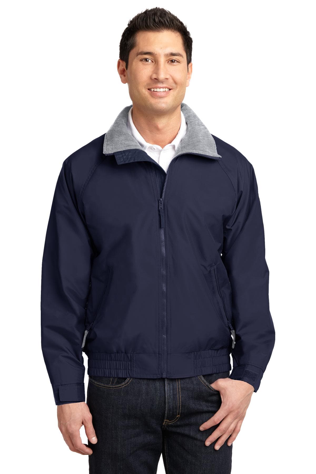 Port Authority ® Competitor Jacket — True Navy/ Grey Heather