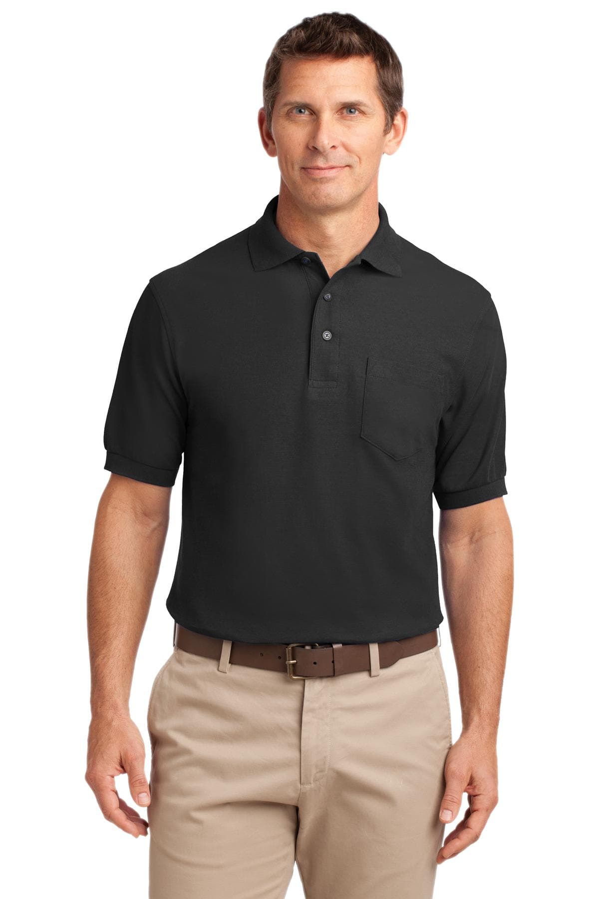 Port Authority ® Silk Touch Polo with Pocket