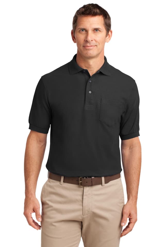 Port Authority ® Silk Touch Polo with Pocket
