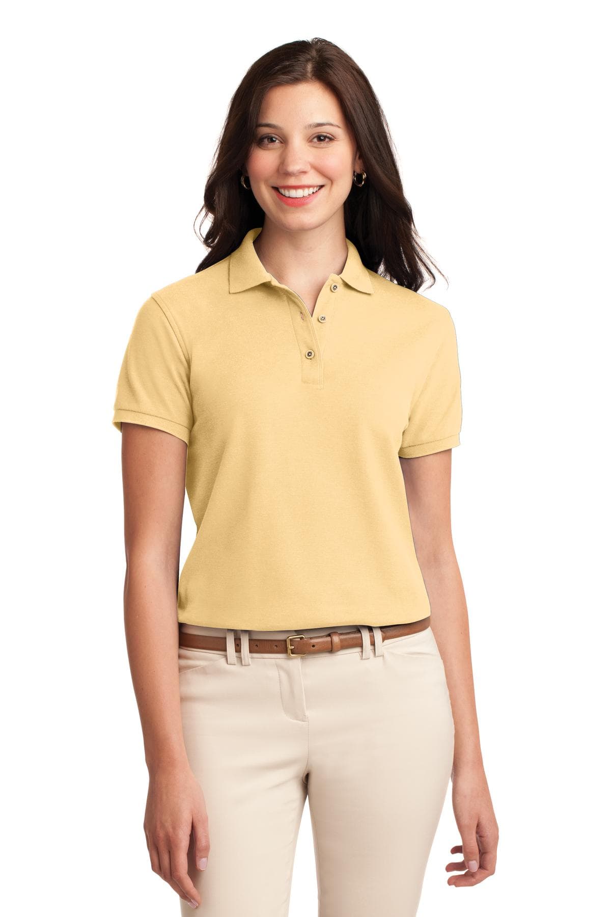 Port Authority ® Women's Silk Touch Polo — Banana