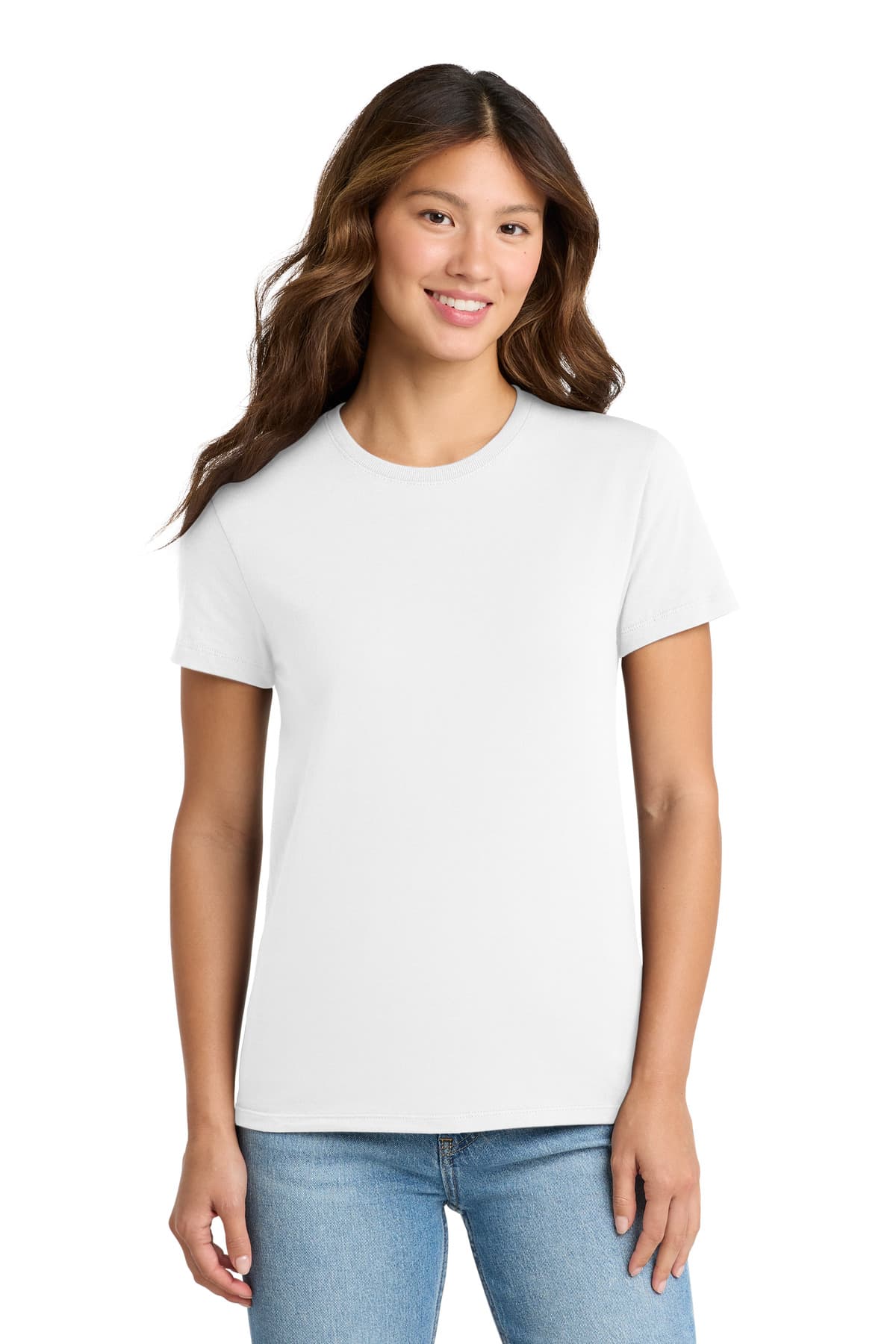 Port & Co  Women's Essential Tee — White