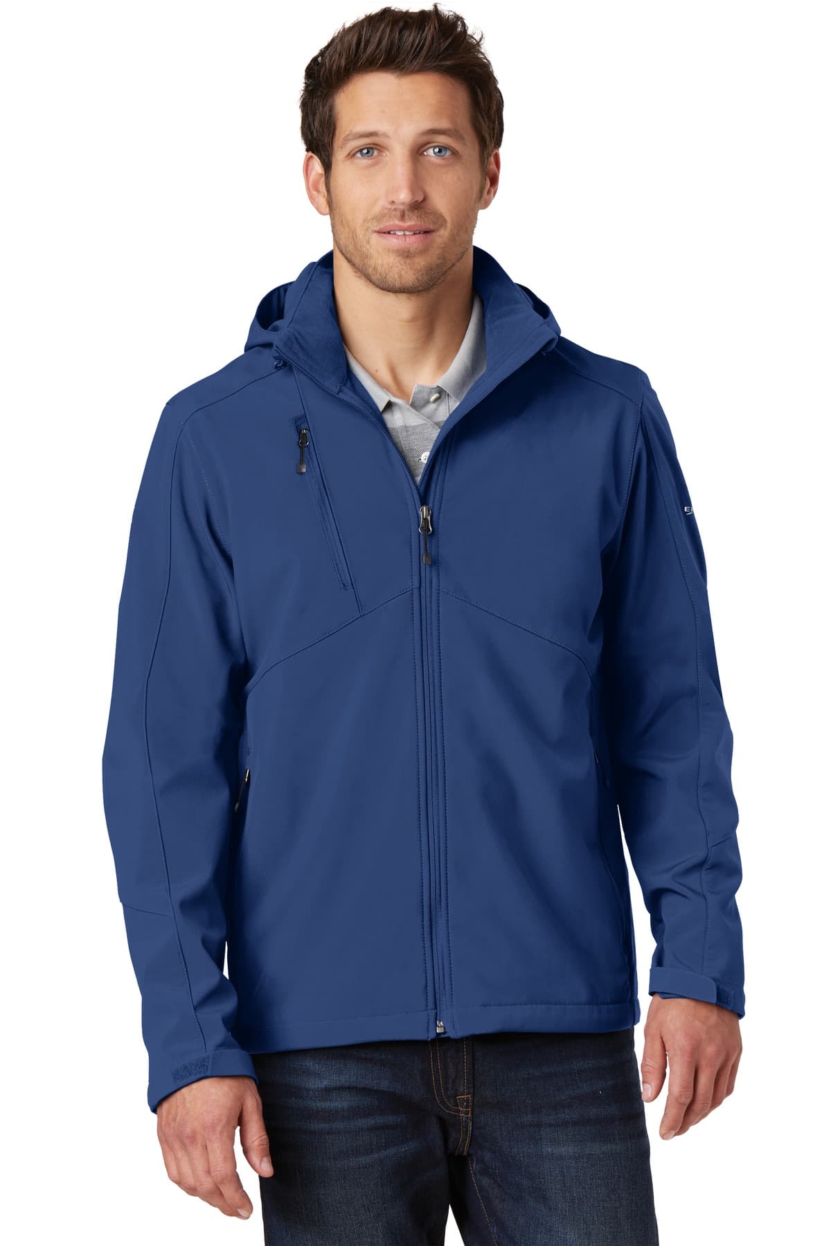 Eddie Bauer ® Hooded Soft Shell Parka — Admiral Blue