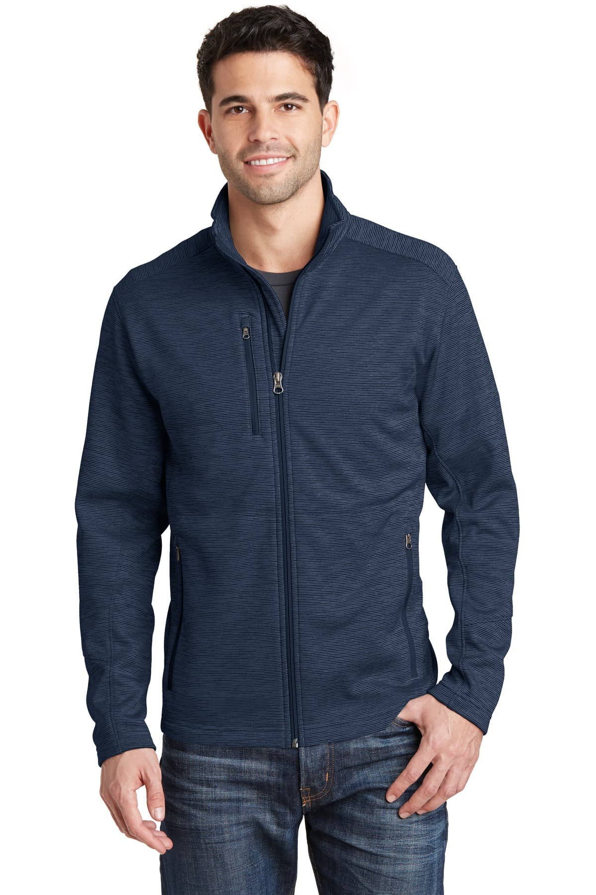 Port Authority ® Digi Stripe Fleece Jacket