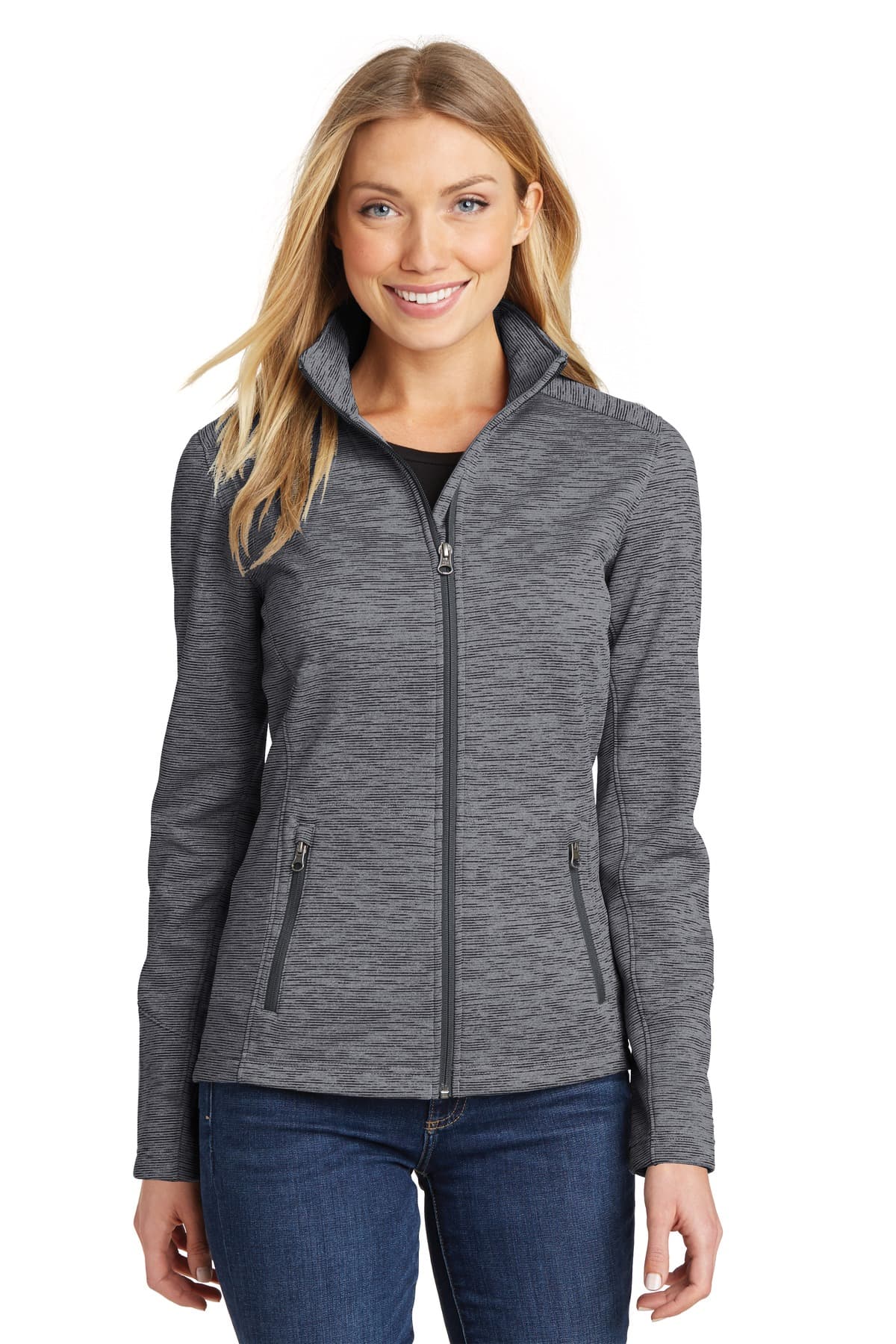 Port Authority ® Women's Digi Stripe Fleece Jacket