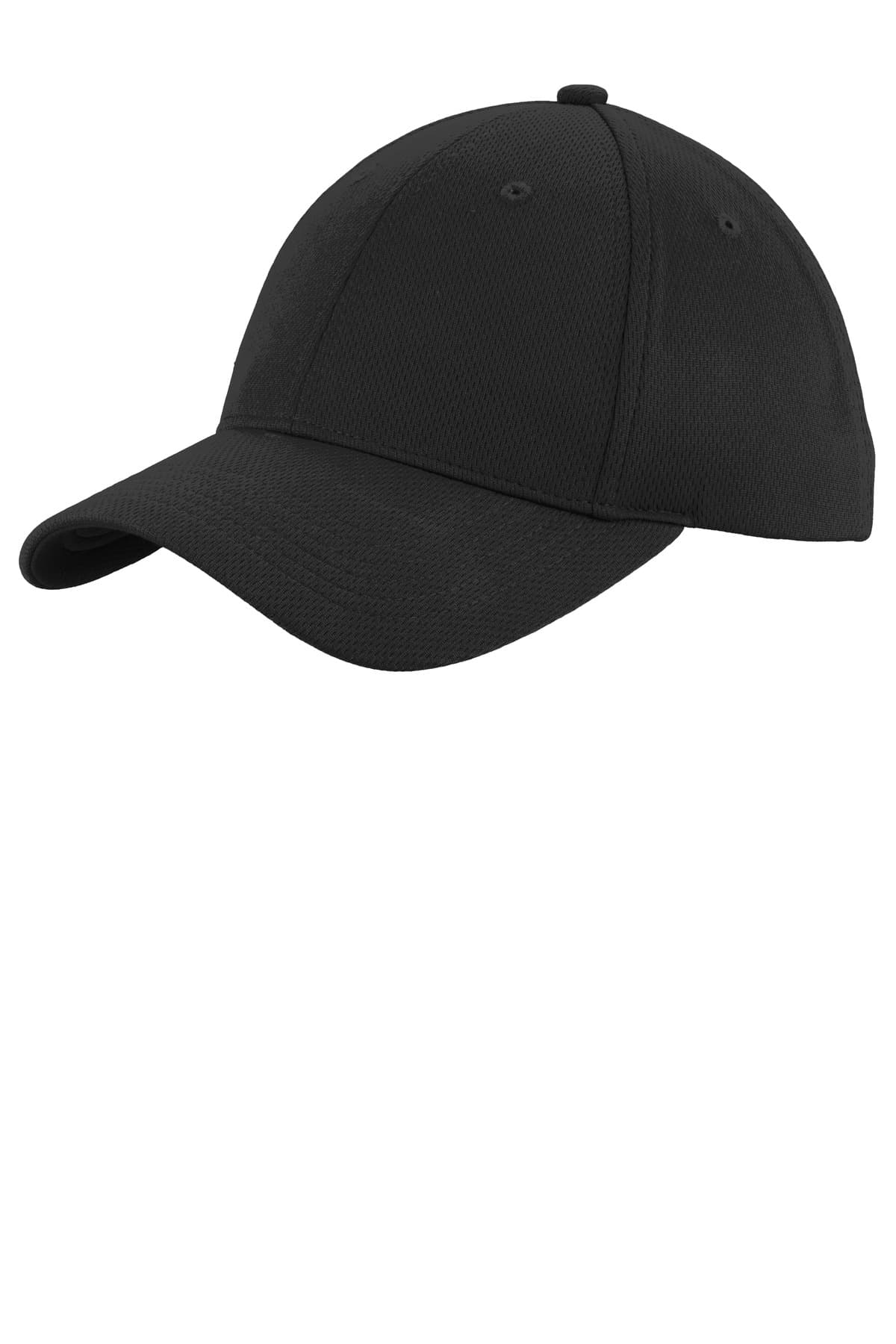Sport-Tek ® Youth PosiCharge ® RacerMesh ® Cap — Black