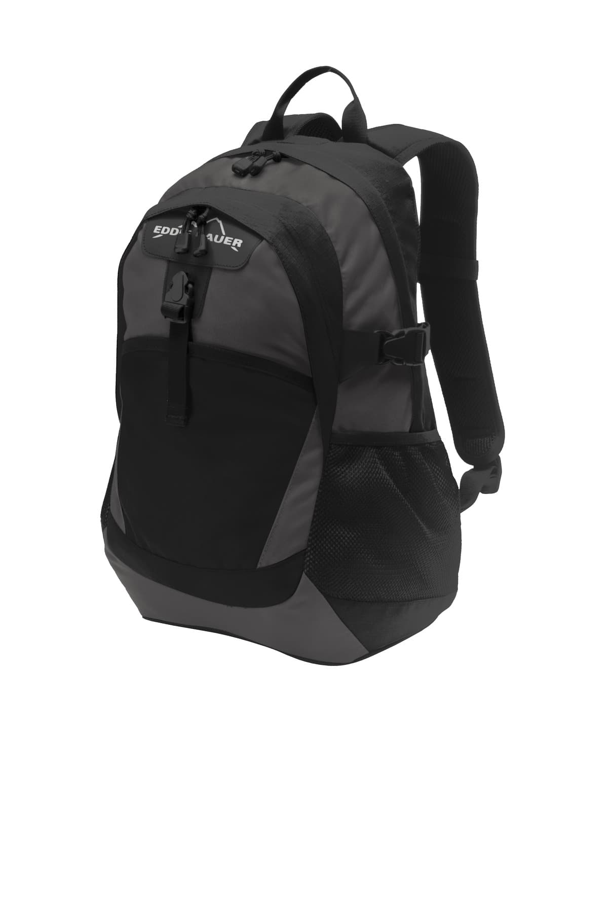 Eddie Bauer ® Ripstop Backpack — Black/ Grey Steel