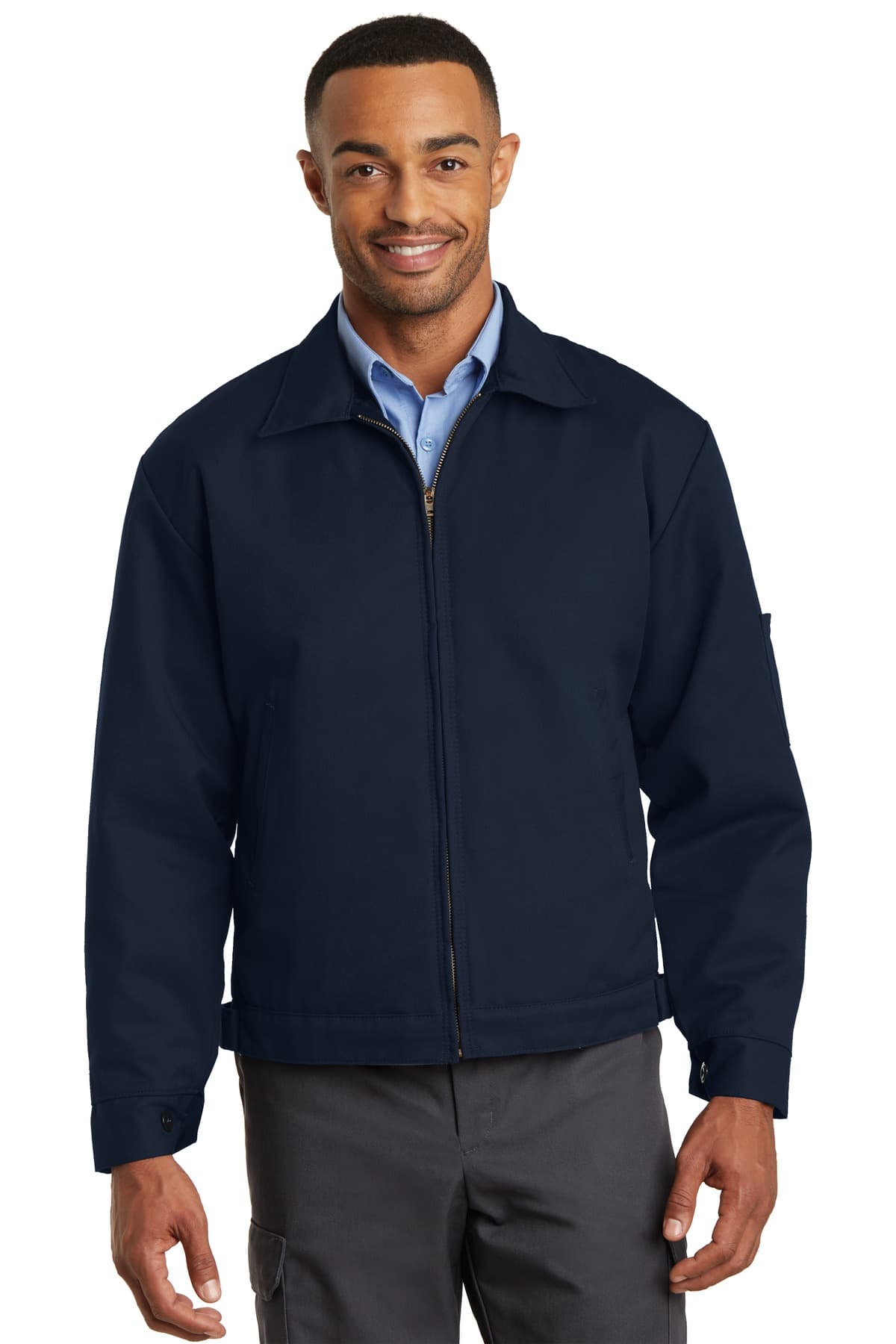 Red Kap ® Slash Pocket Jacket — Navy