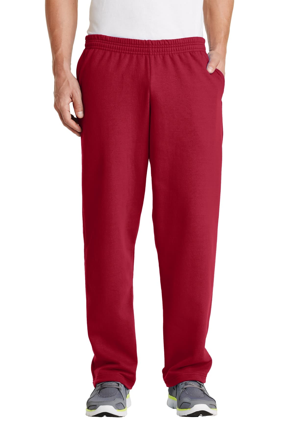 Port & Co  Core Fleece Sweatpant with Pockets — Red