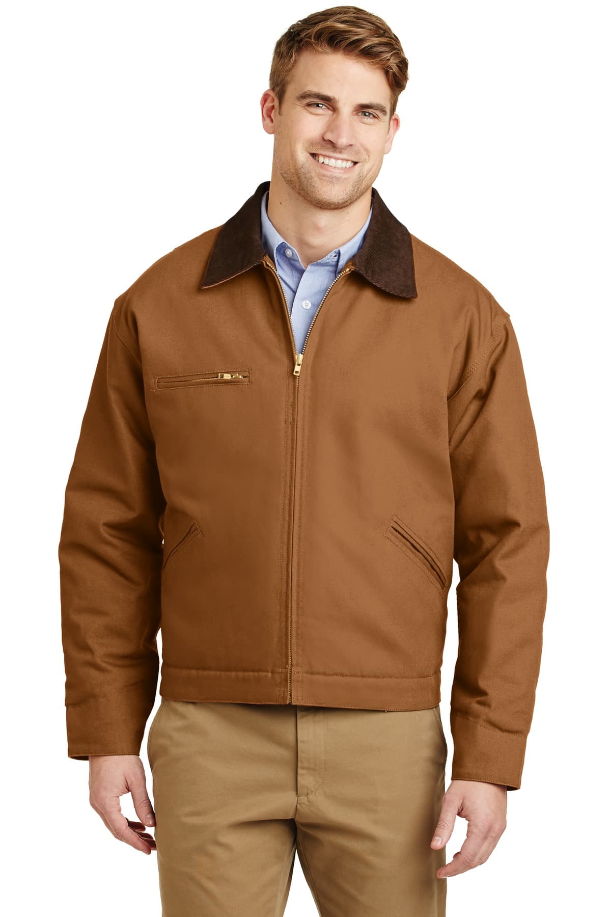 CornerStone ® - Duck Cloth Work Jacket — Duck Brown
