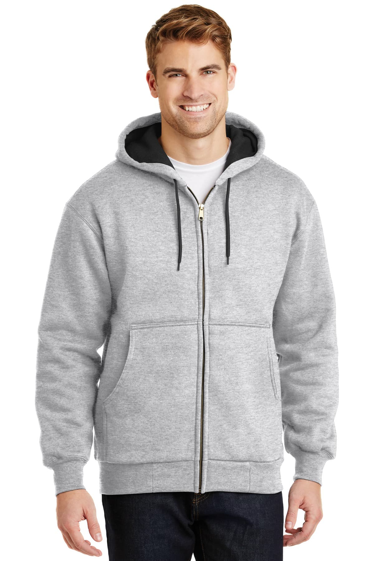 CornerStone ® - Heavyweight Full-Zip Hooded Sweatshirt with Thermal Lining