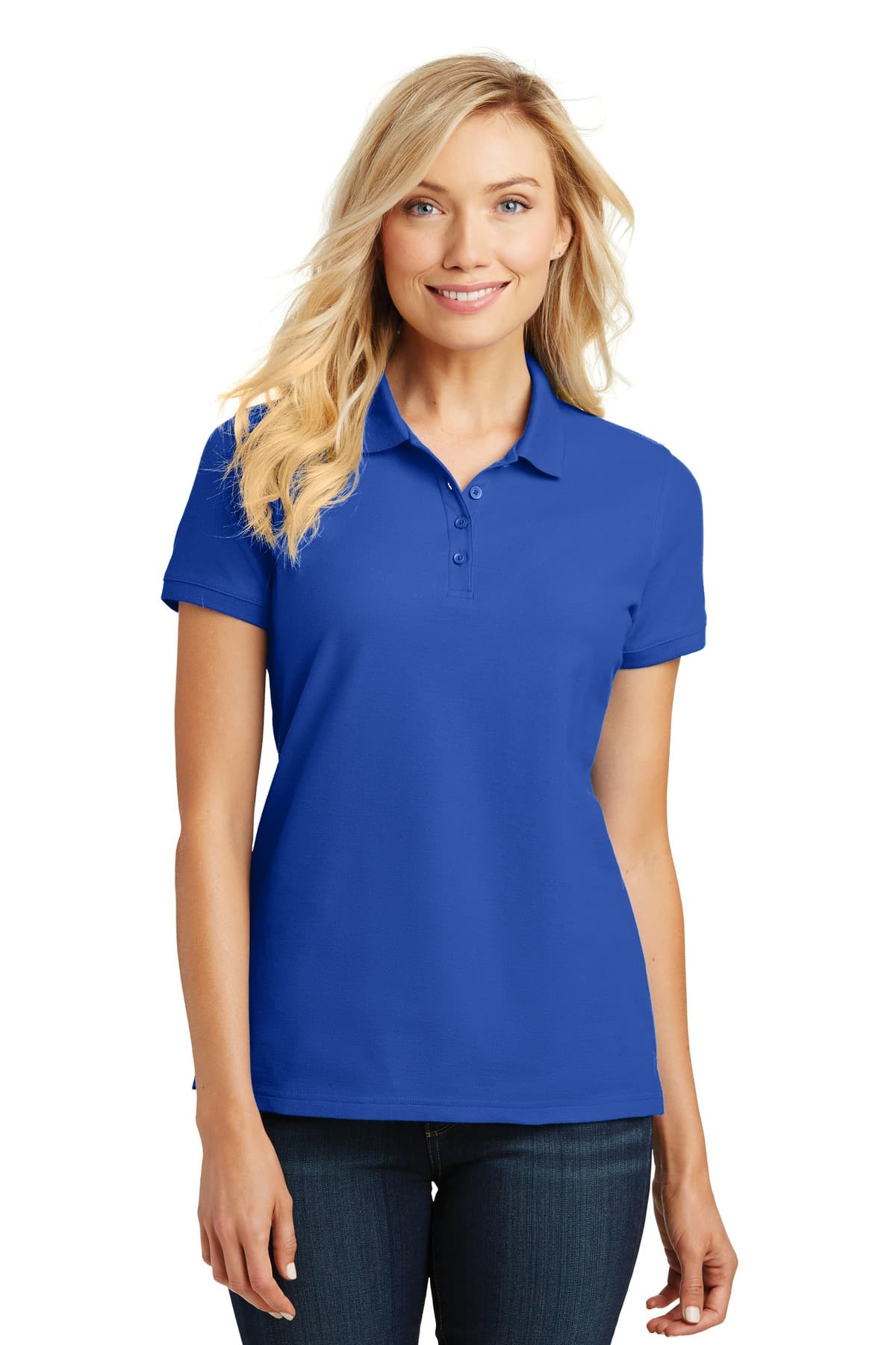 Port Authority ® Women's Core Classic Pique Polo — True Royal