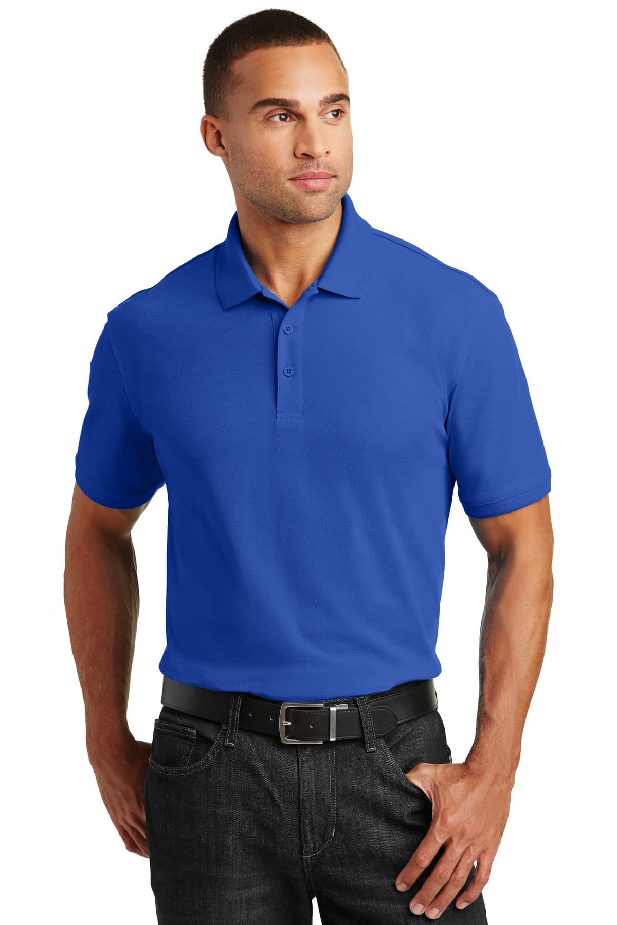 Port Authority ® Tall Core Classic Pique Polo — True Royal