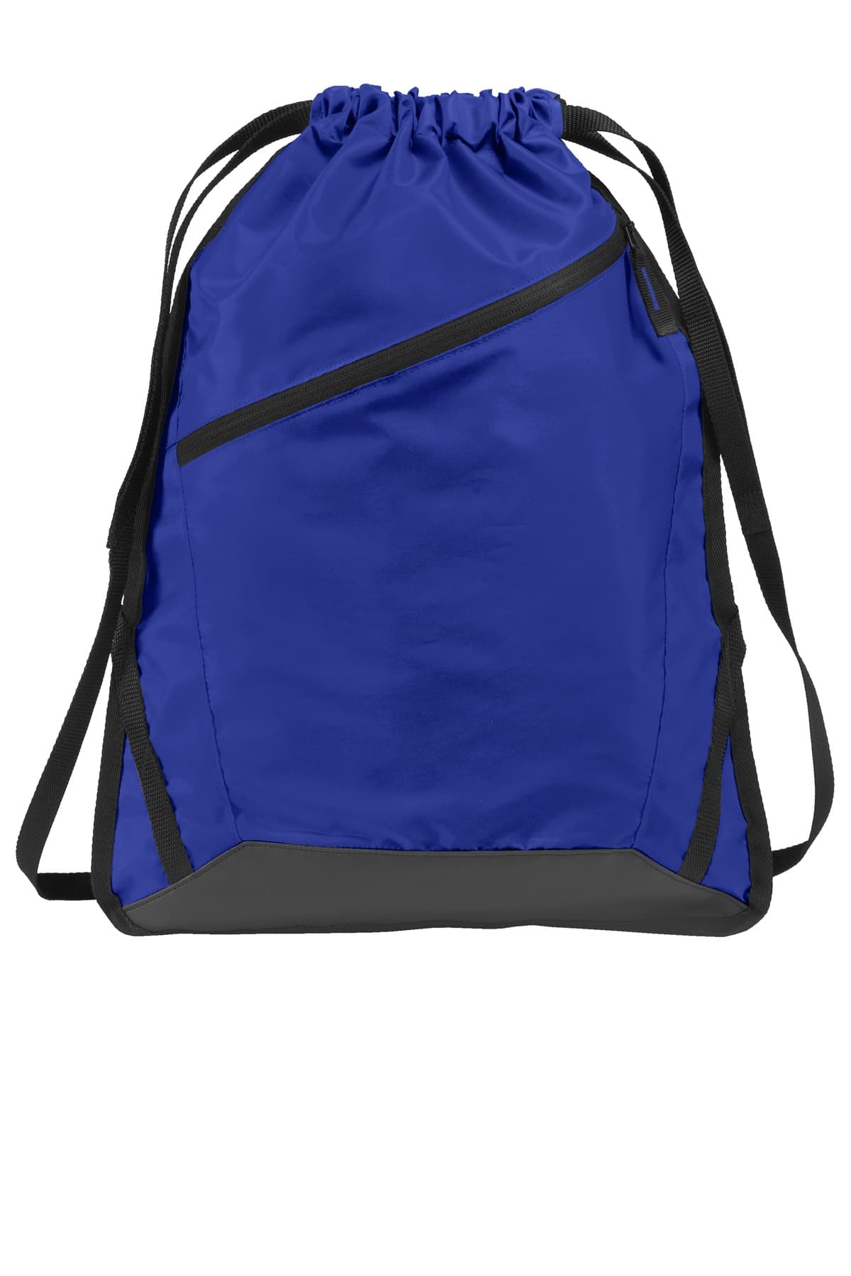 Port Authority ® Zip-It Cinch Pack — True Royal/ Black