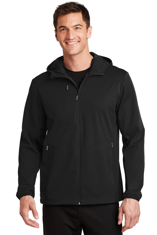 Port Authority ® Active Hooded Soft Shell Jacket