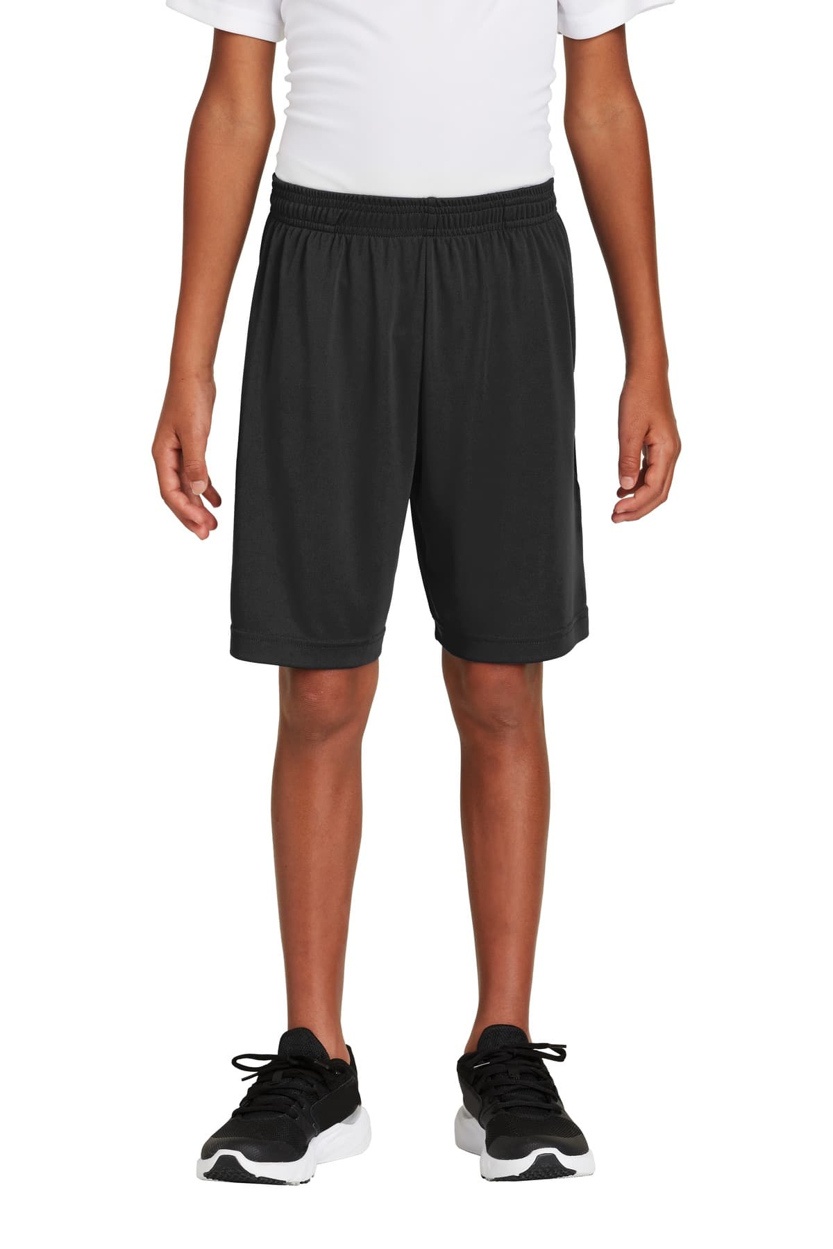 Sport-Tek ® Youth PosiCharge ® Competitor  Pocketed Short — Black