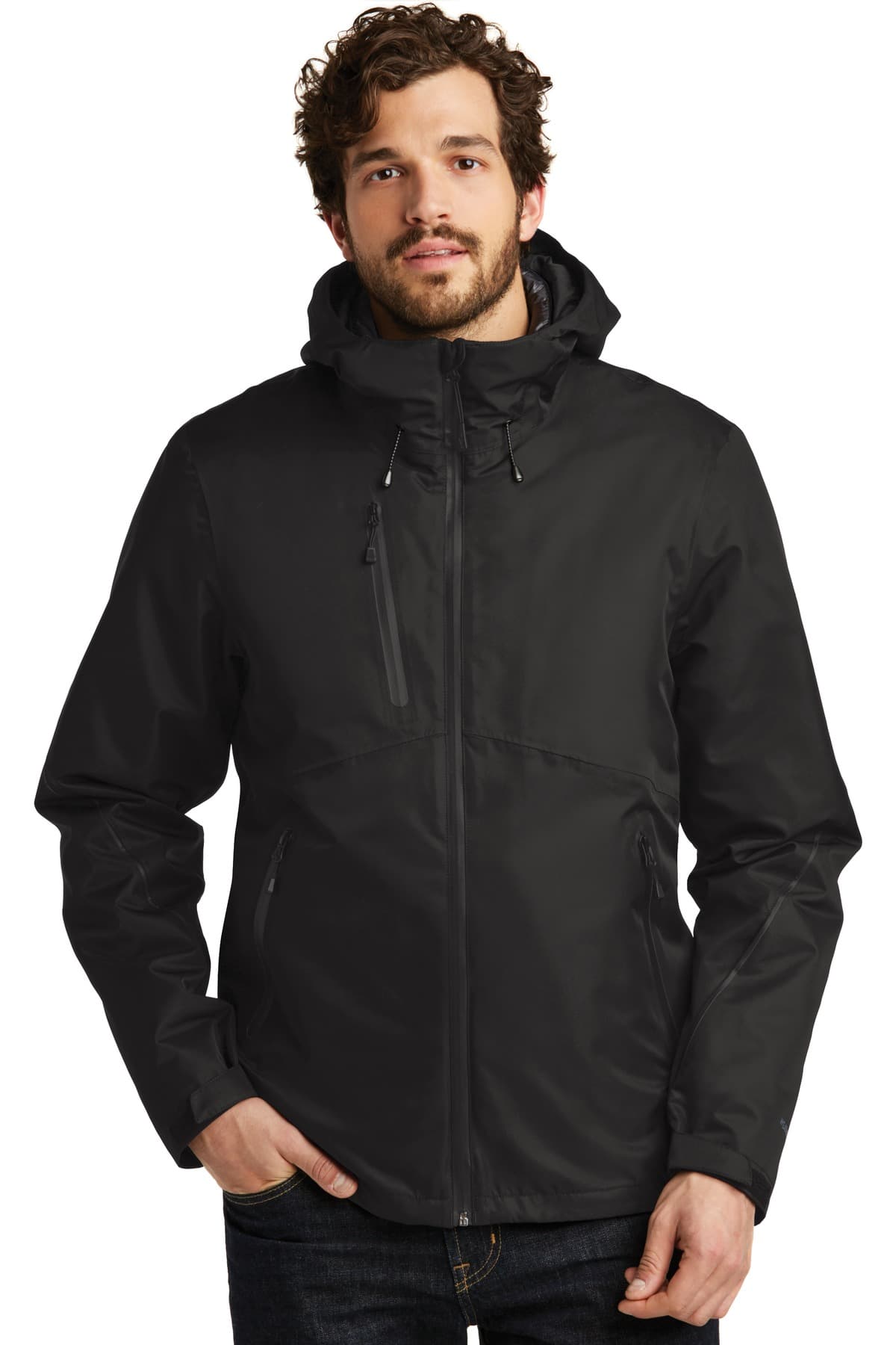Eddie Bauer ® WeatherEdge ® Plus 3-in-1 Jacket — Black/ Black