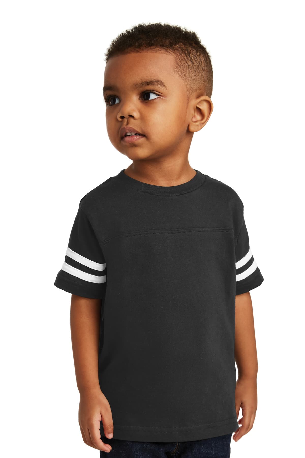 Rabbit Skins  Toddler Football Fine Jersey Tee