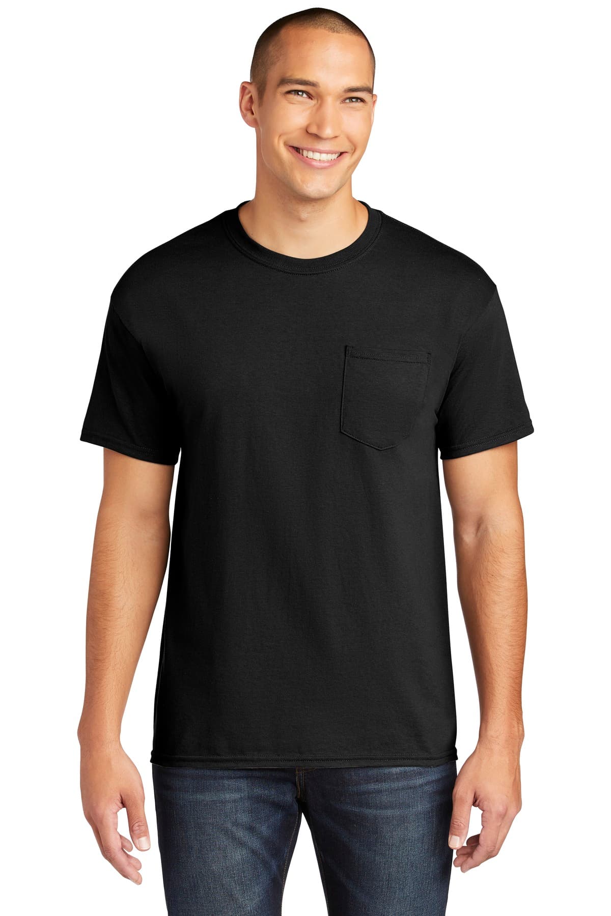 Gildan ® Heavy Cotton  100% Cotton Pocket T-Shirt