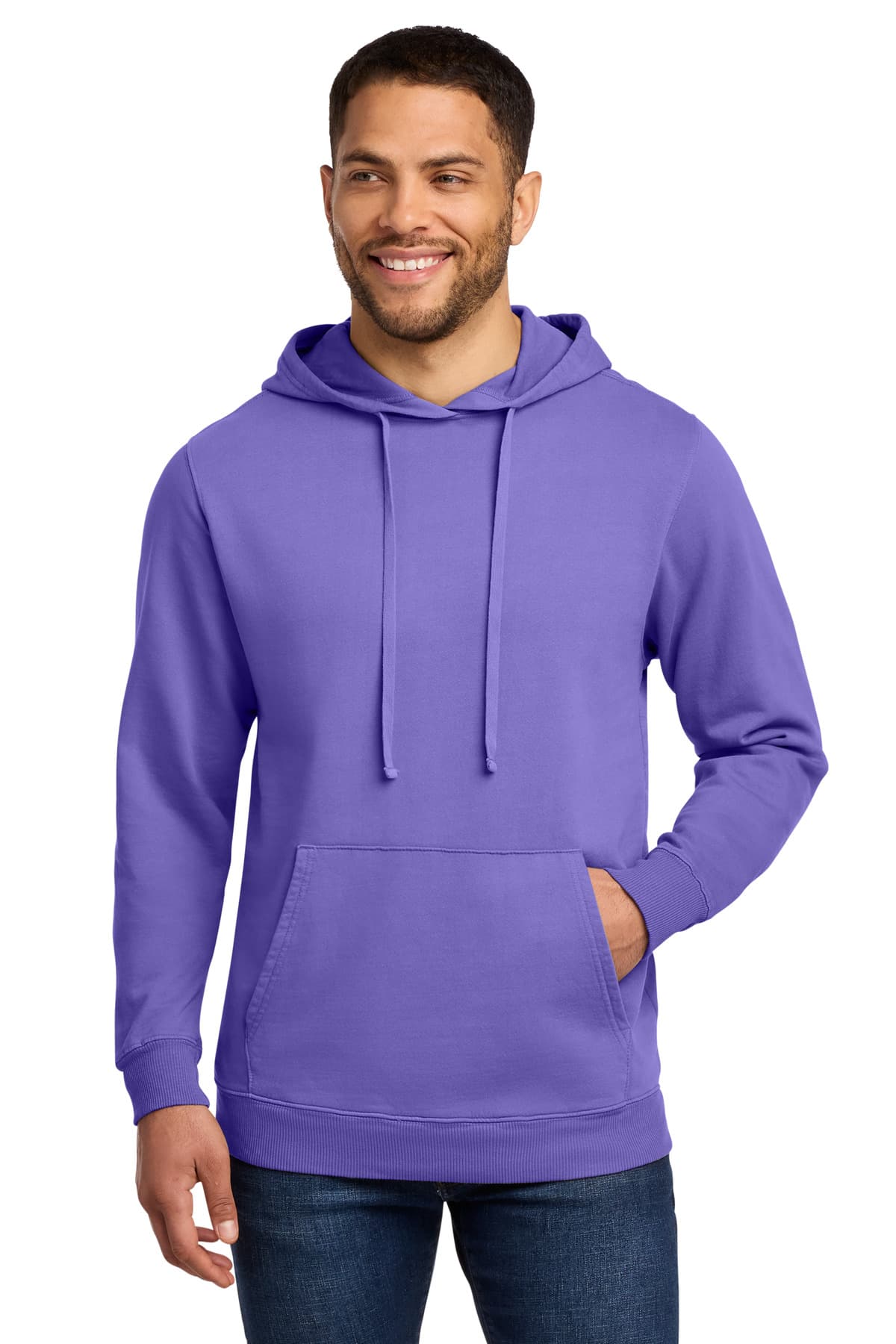 Port & Co  Beach Wash ® Garment-Dyed Pullover Hooded Sweatshirt — Amethyst