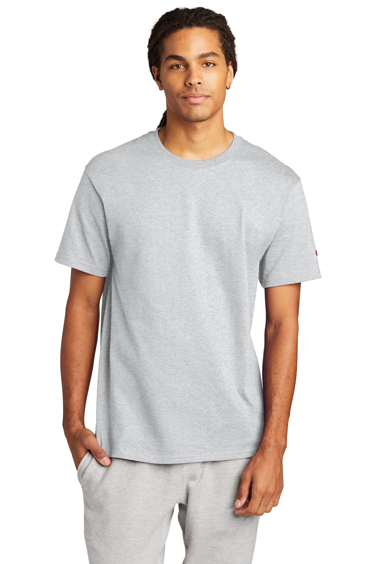 Champion ® Heritage 6-Oz. Jersey Tee — Ash
