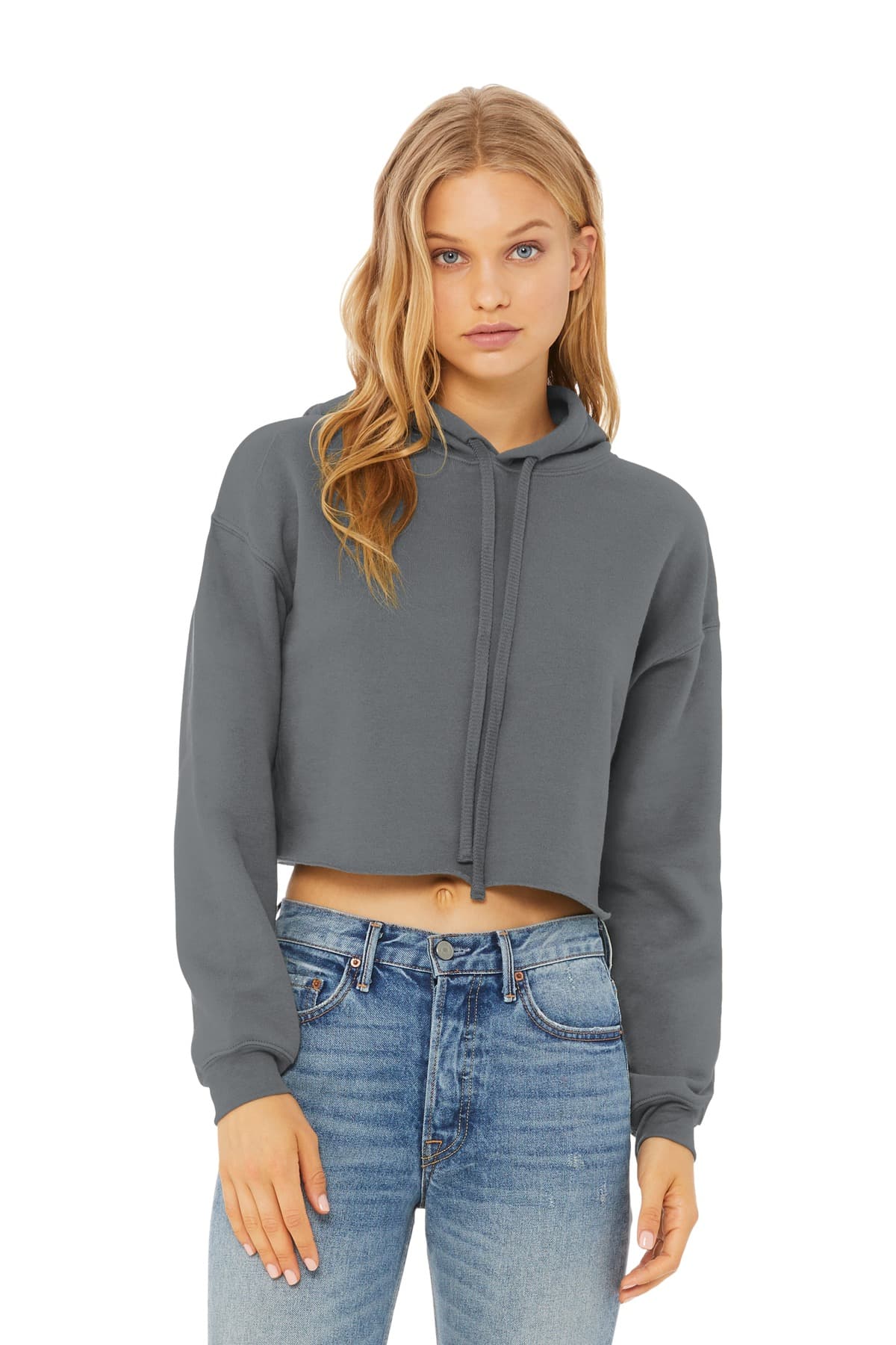 BELLA+CANVAS ® Women's Sponge Fleece Cropped Fleece Hoodie