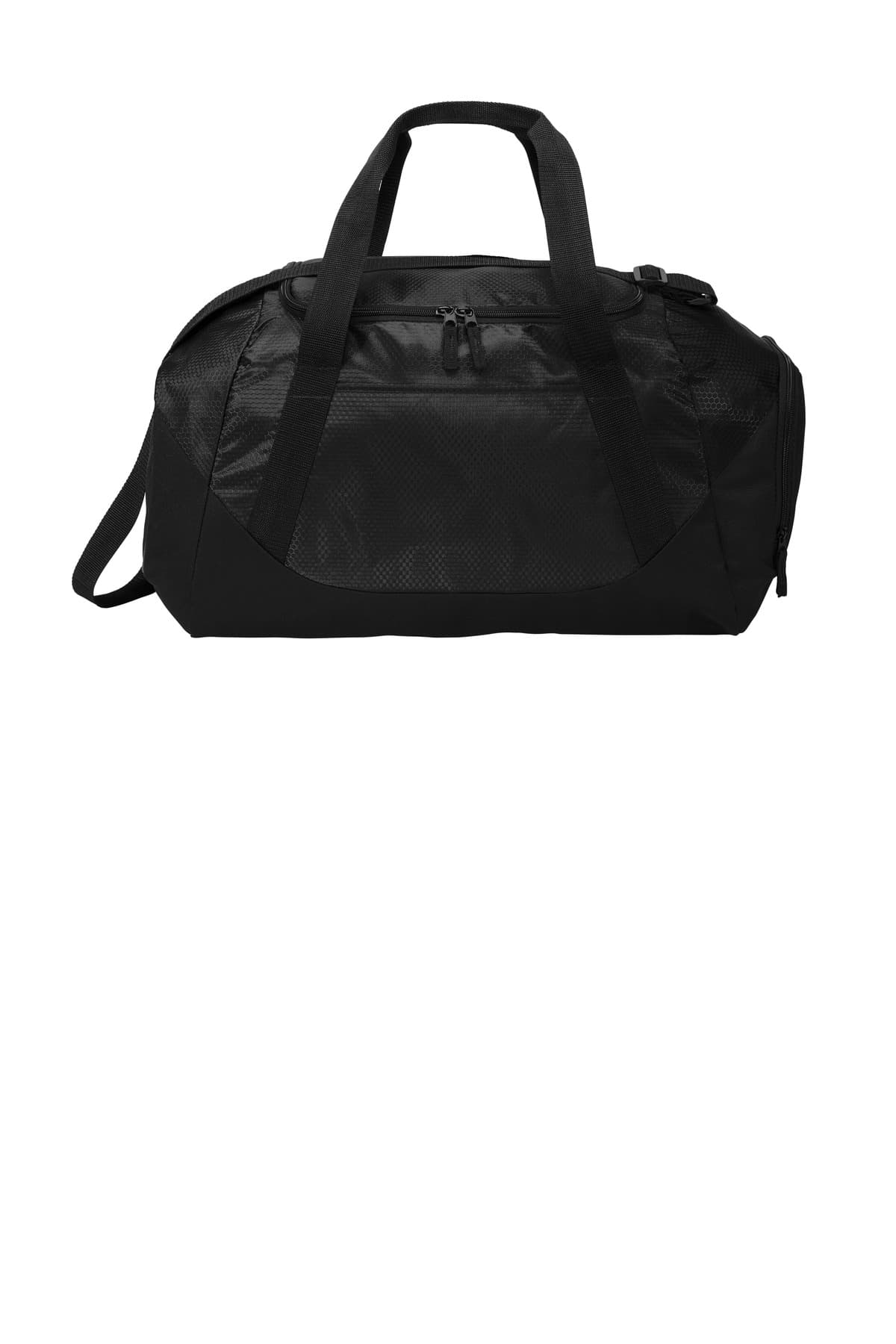 Port Authority ® Team Duffel — Black/ Black