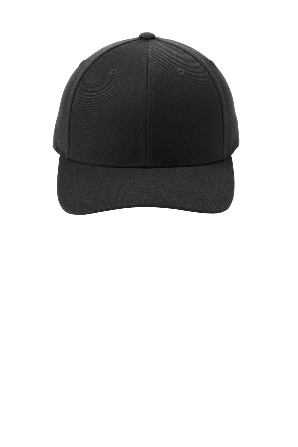 Sport-Tek ® YP Classics ® Curve Bill Snapback Cap — Black