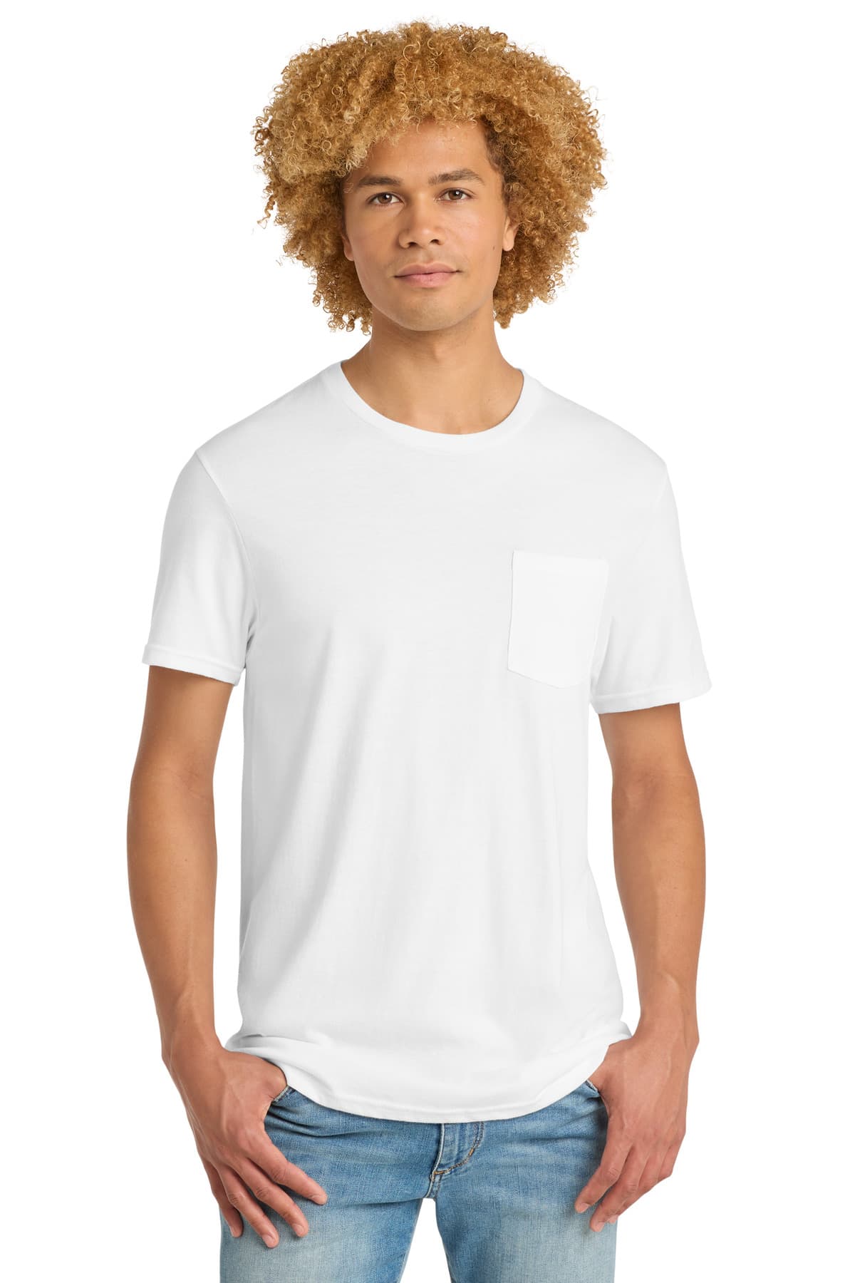 District ® Very Important Tee ® with Pocket — White