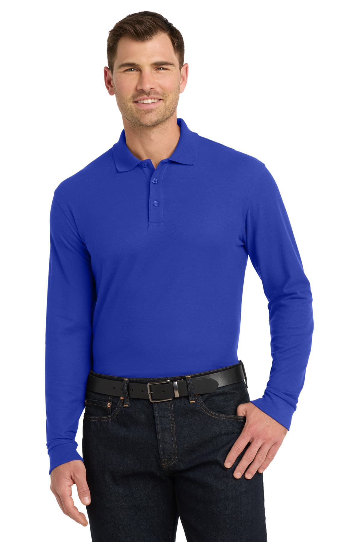 Port Authority ® Long Sleeve Core Classic Pique Polo
