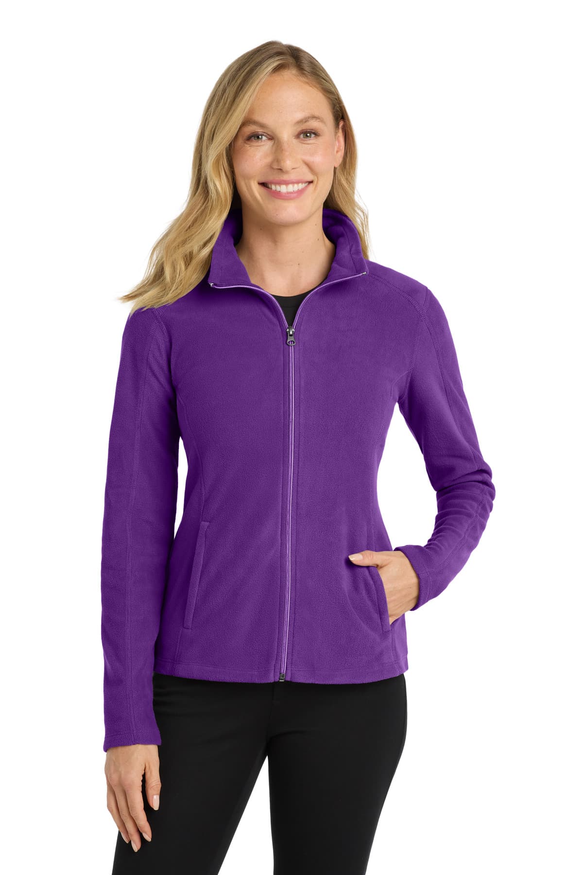 Port Authority ® Women's Microfleece Jacket — Amethyst Purple