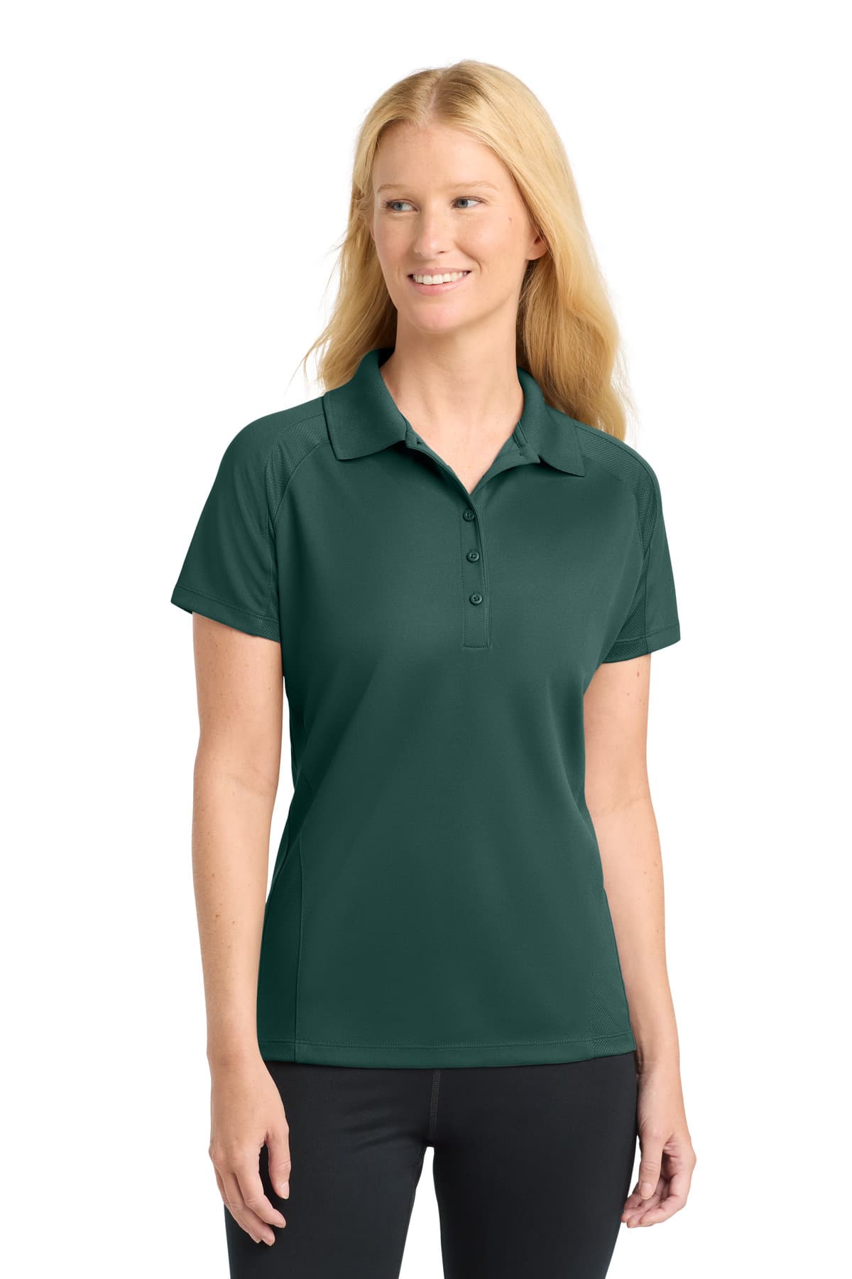 Sport-Tek ® Women's Dri-Mesh ® Pro Polo — Dark Green