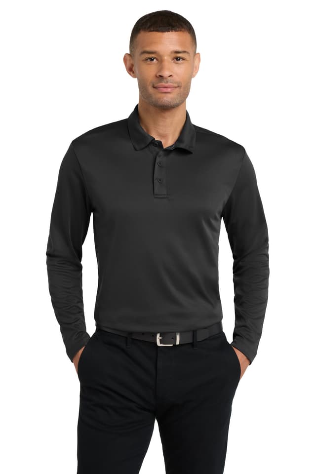 Port Authority ® Silk Touch Performance Long Sleeve Polo