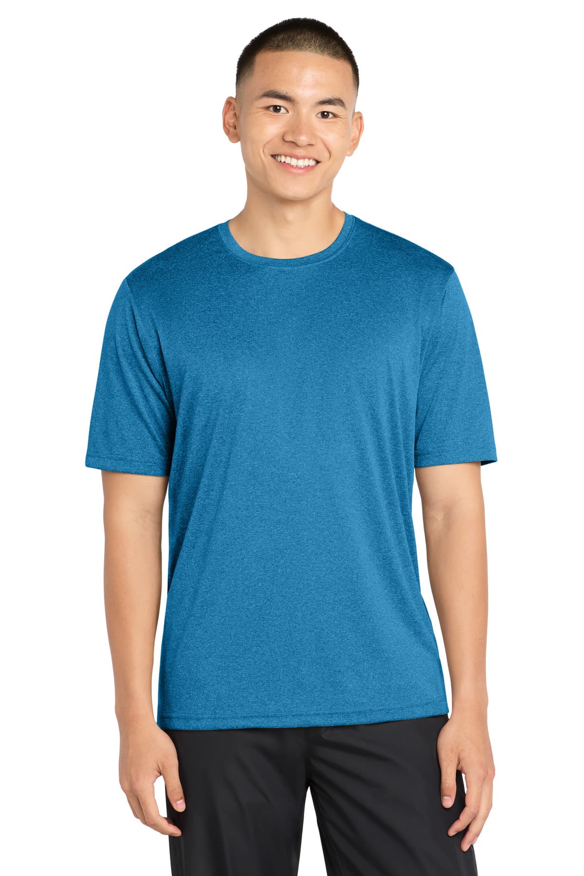 Sport-Tek ® Heather Contender  Tee — Blue Wake Heather