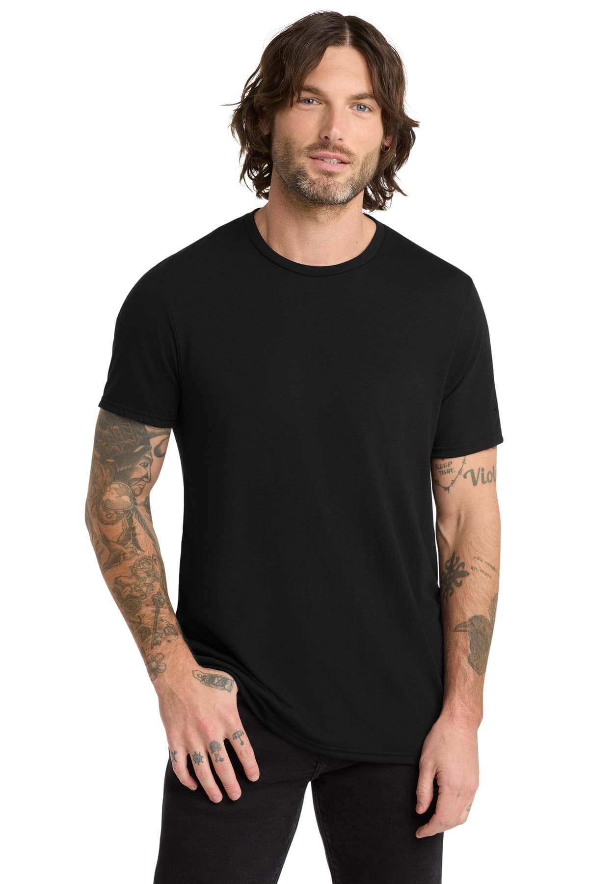 Allmade ® Unisex Tri-Blend Tee — Deep Black